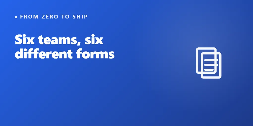 Six Teams, Six Different Forms: Where My First Real Project Started