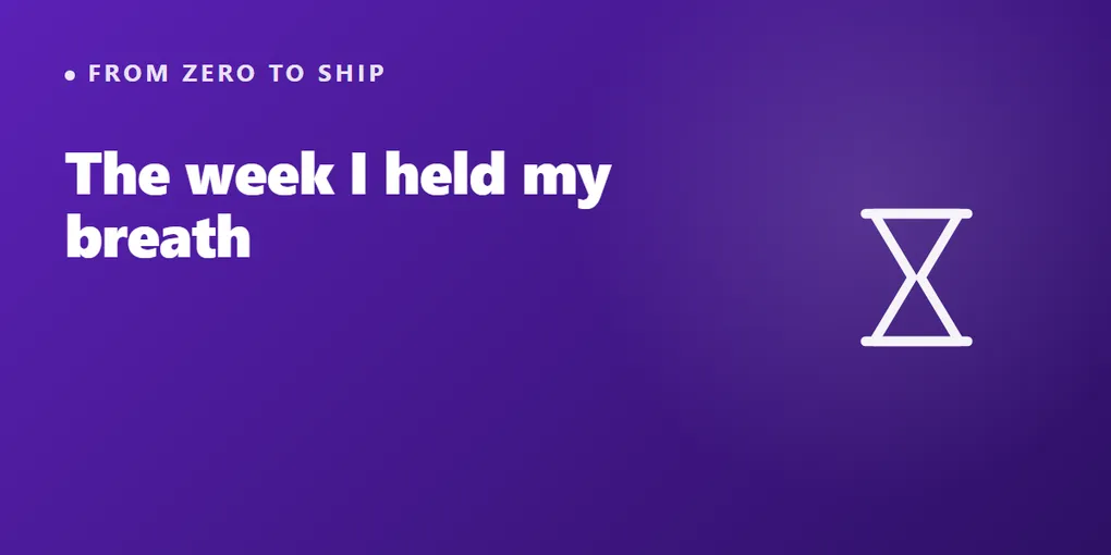 The Week I Held My Breath: Moving My First Tool to a Real Server